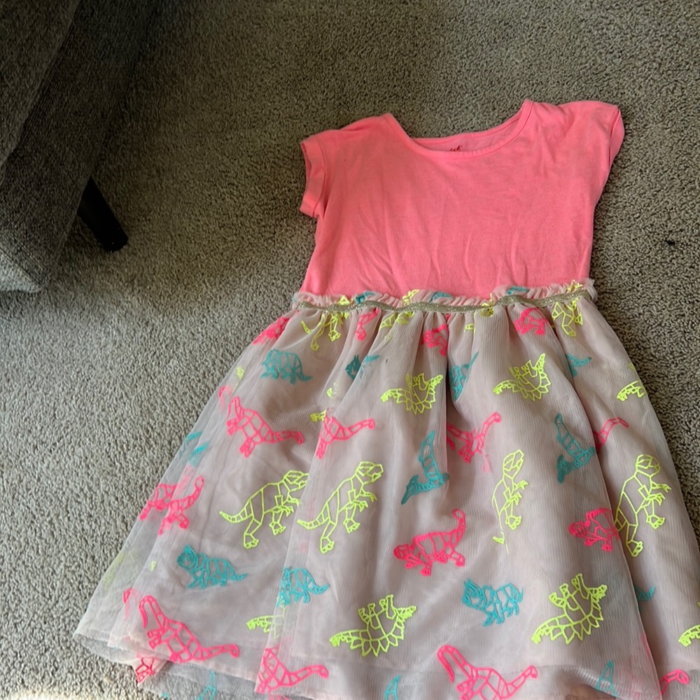Shirtsleeve Dinosaur dress